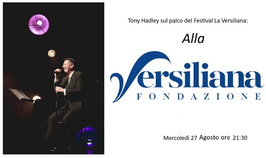 Tony Hadley sul palco del Festival La Versiliana